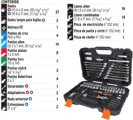 Set de Juego de herramienta Truper8